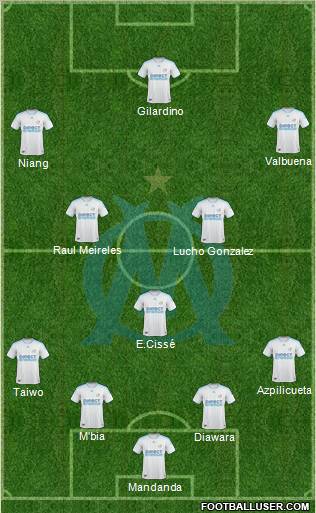 Olympique de Marseille football formation