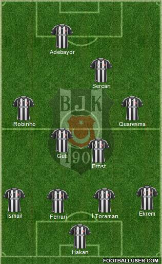 Besiktas JK Formation 2010