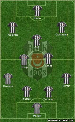 Besiktas JK Formation 2010