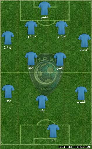 Al-Hilal (KSA) Formation 2010