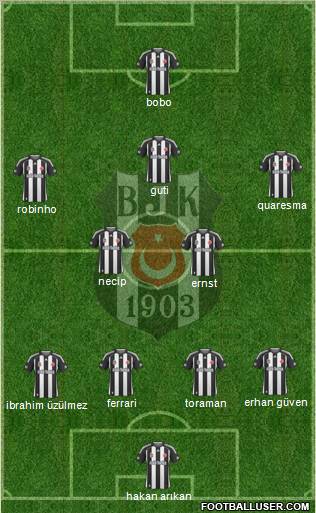 Besiktas JK Formation 2010