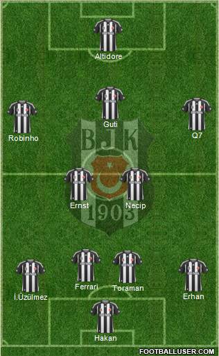 Besiktas JK Formation 2010