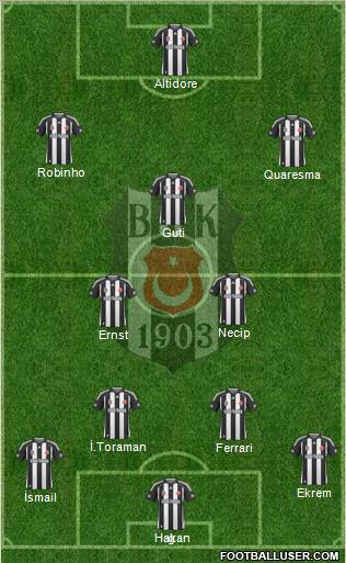Besiktas JK Formation 2010