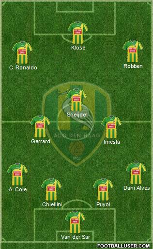 ADO Den Haag Formation 2010