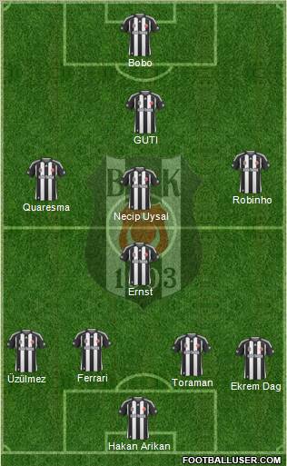 Besiktas JK Formation 2010
