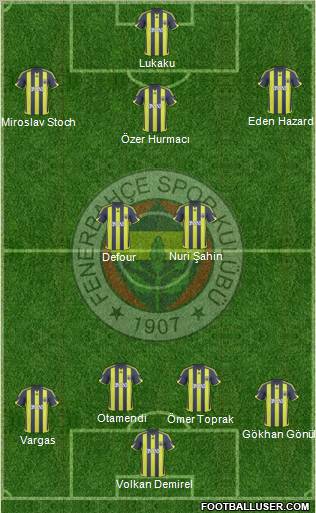 Fenerbahçe SK Formation 2010