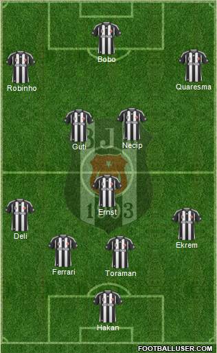 Besiktas JK Formation 2010