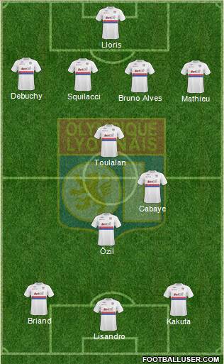 Olympique Lyonnais football formation