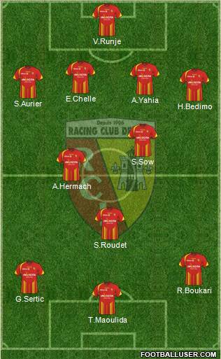 Racing Club de Lens Formation 2010