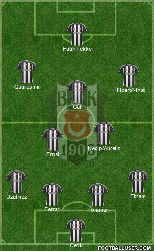 Besiktas JK Formation 2010