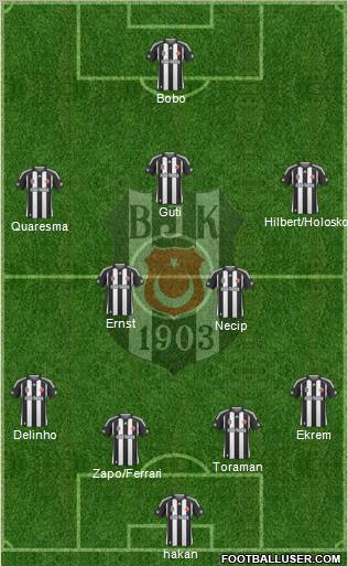 Besiktas JK Formation 2010