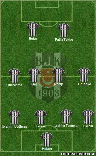 Besiktas JK Formation 2010