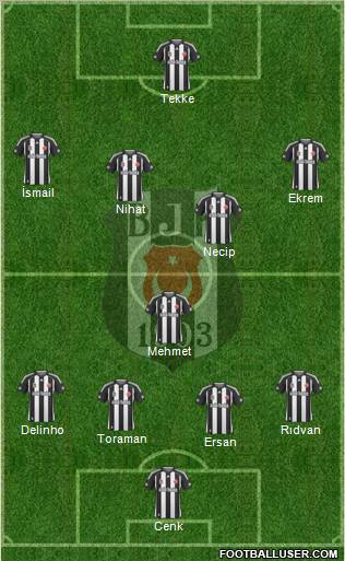 Besiktas JK Formation 2010