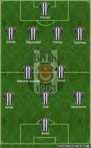 Besiktas JK Formation 2010