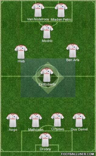 Hamburger SV football formation