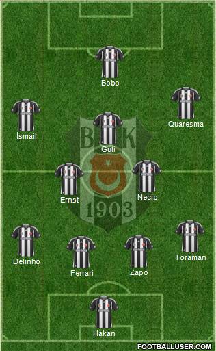 Besiktas JK Formation 2010