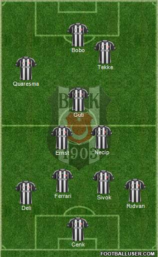 Besiktas JK Formation 2010