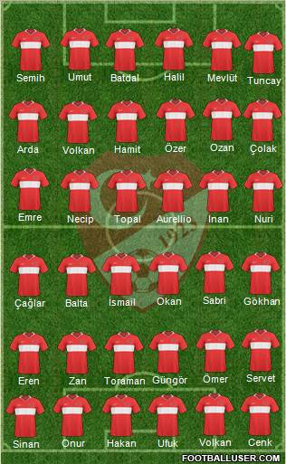 Turkey Formation 2010