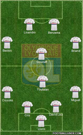 Olympique Lyonnais Formation 2010