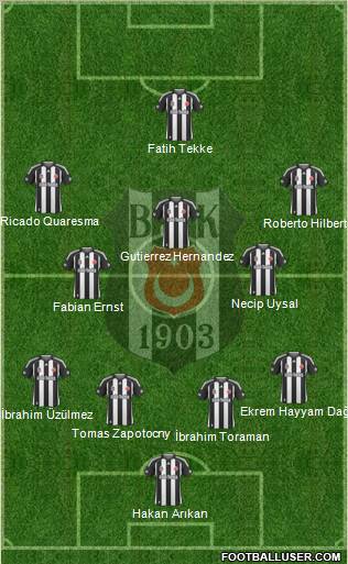 Besiktas JK Formation 2010