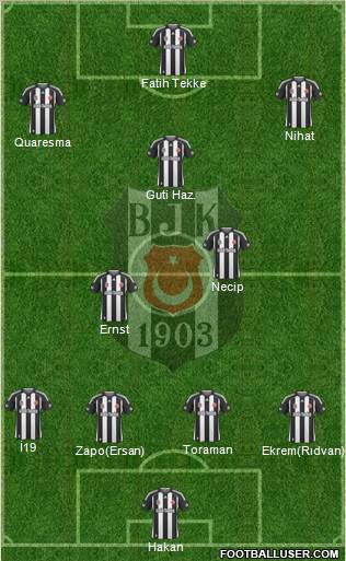 Besiktas JK Formation 2010