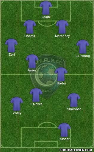 Al-Hilal (KSA) Formation 2010