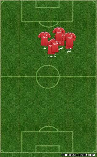 Liverpool football formation