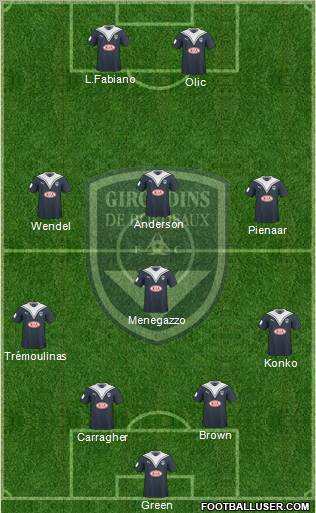 FC Girondins de Bordeaux Formation 2010