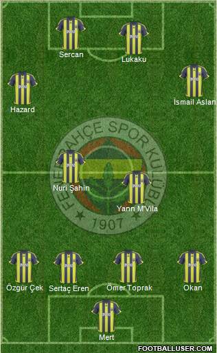 Fenerbahçe SK Formation 2010