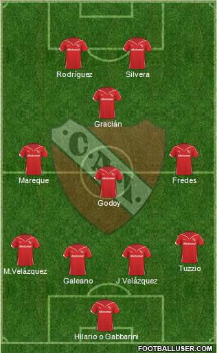 Independiente Formation 2010