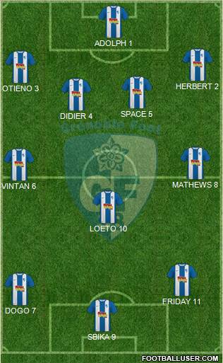 Grenoble Foot 38 Formation 2010
