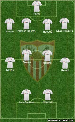 Sevilla F.C., S.A.D. Formation 2010