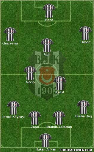 Besiktas JK Formation 2010