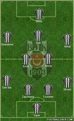 Besiktas JK Formation 2010