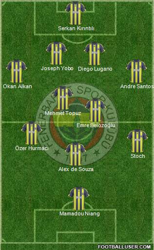 Fenerbahçe SK Formation 2010
