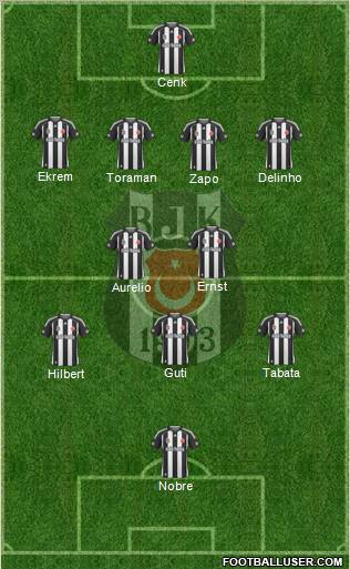 Besiktas JK Formation 2010