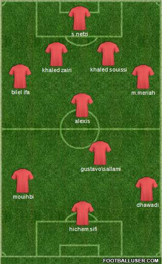 Club Africain Tunis Formation 2010