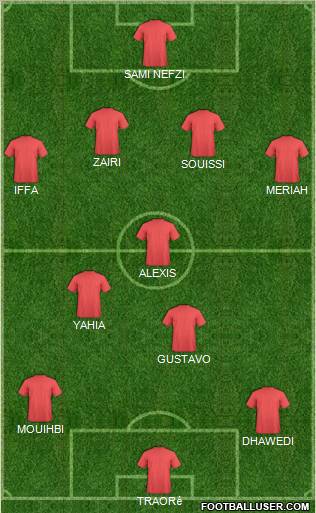 Club Africain Tunis Formation 2010
