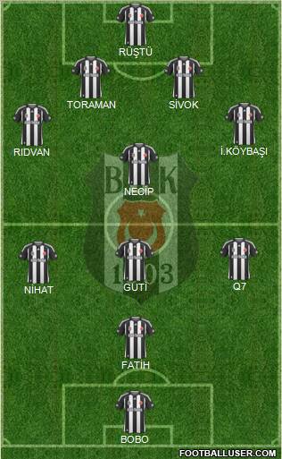 Besiktas JK Formation 2010