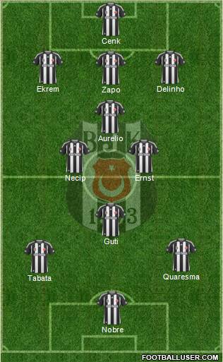 Besiktas JK Formation 2010