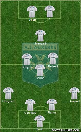 A.J. Auxerre Formation 2010