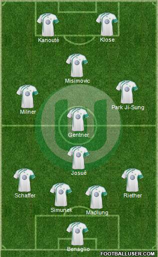 VfL Wolfsburg football formation