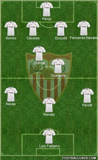 Sevilla F.C., S.A.D. Formation 2010