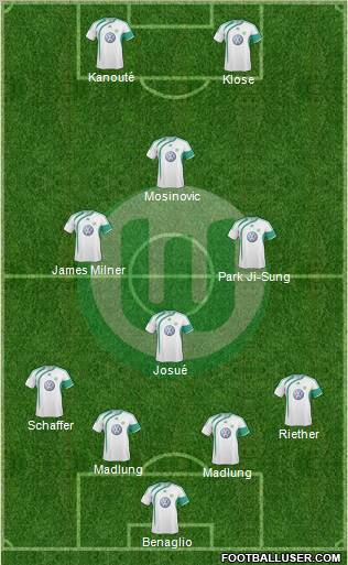 VfL Wolfsburg Formation 2010