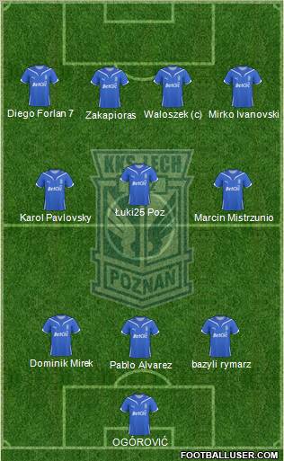 Lech Poznan Formation 2010