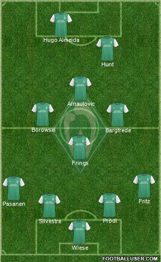 Werder Bremen football formation