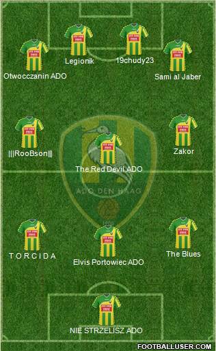 ADO Den Haag Formation 2010