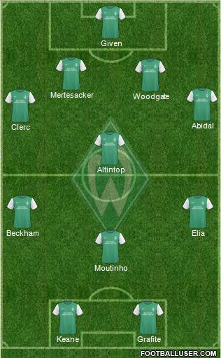 Werder Bremen football formation