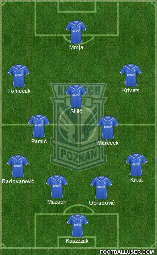 Lech Poznan football formation