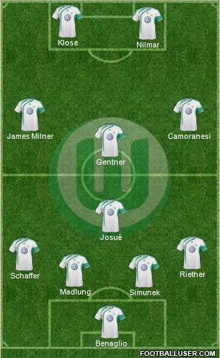 VfL Wolfsburg football formation